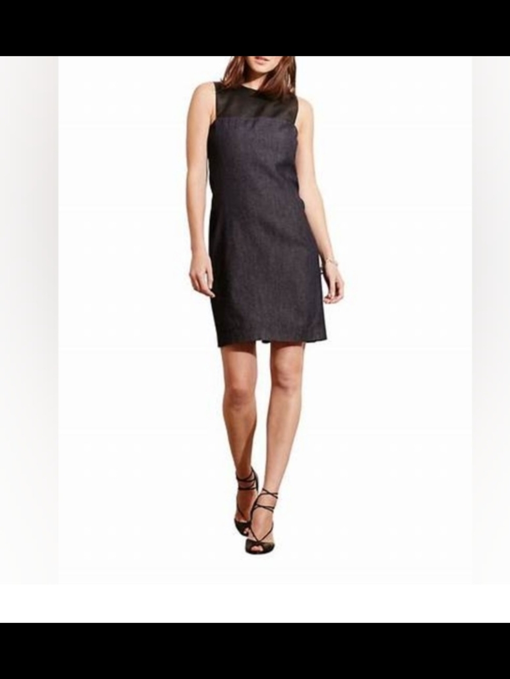 Ralph Lauren Black Sleeveless Mini Dress